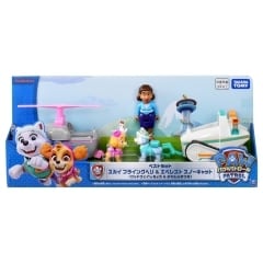 パウ・パトロール ベストセット スカイ フライングヘリ+エベレスト スノーキャット(グッドウェイしちょう+チカレッタつき)