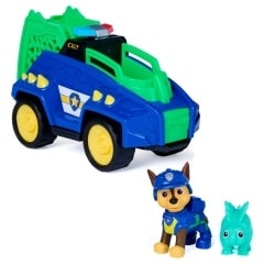 パウ・パトロール ザ・ダイノ・ムービー チェイス ダイノポリスカー(ステゴサウルス付き)