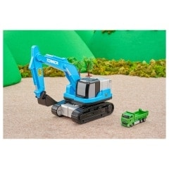 TOMICA World TOMICA Vehicle Town Transforming Excavator with TOMICA