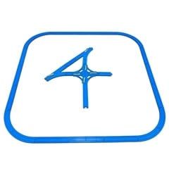 【お誕生日に!】プラレール 「4」と外周レイアウトセット【好きな車両も走らせよう!】