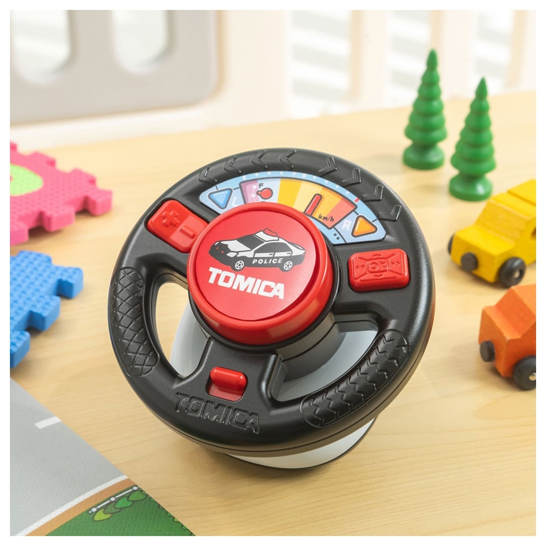 おでかけ大好き!ミニハンドル トミカパトロールカー
