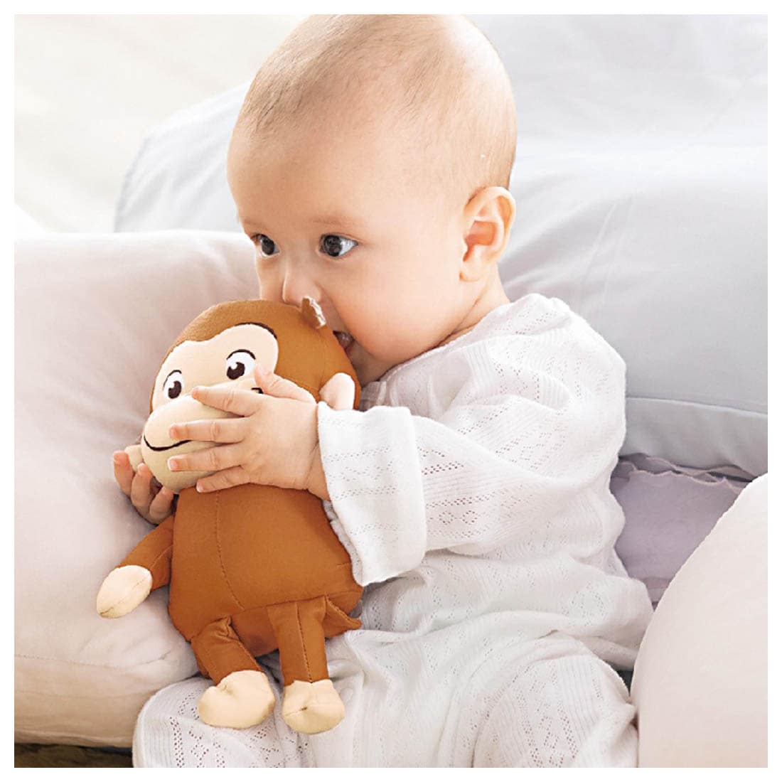 赤ちゃんけろっとスイッチぬいぐるみ おさるのジョージ|ベビートイ 赤ちゃんけろっとスイッチぬいぐるみ おさるのジョージ|ベビートイ