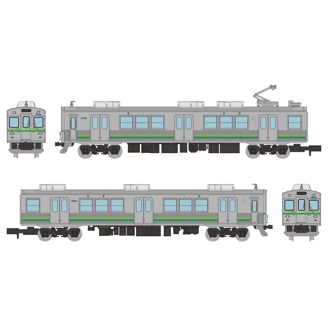 鉄道コレクション 養老鉄道7700系TQ05編成2両セットA