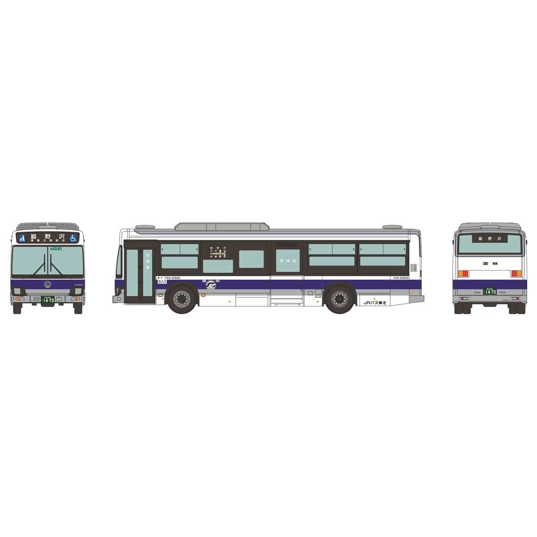 バスコレクション事業者限定品JRバス東北ジェイアールバス東北オリジナルバスセット ザ・バスコレクション ジェイアールバス東北 国鉄復刻バス・現行