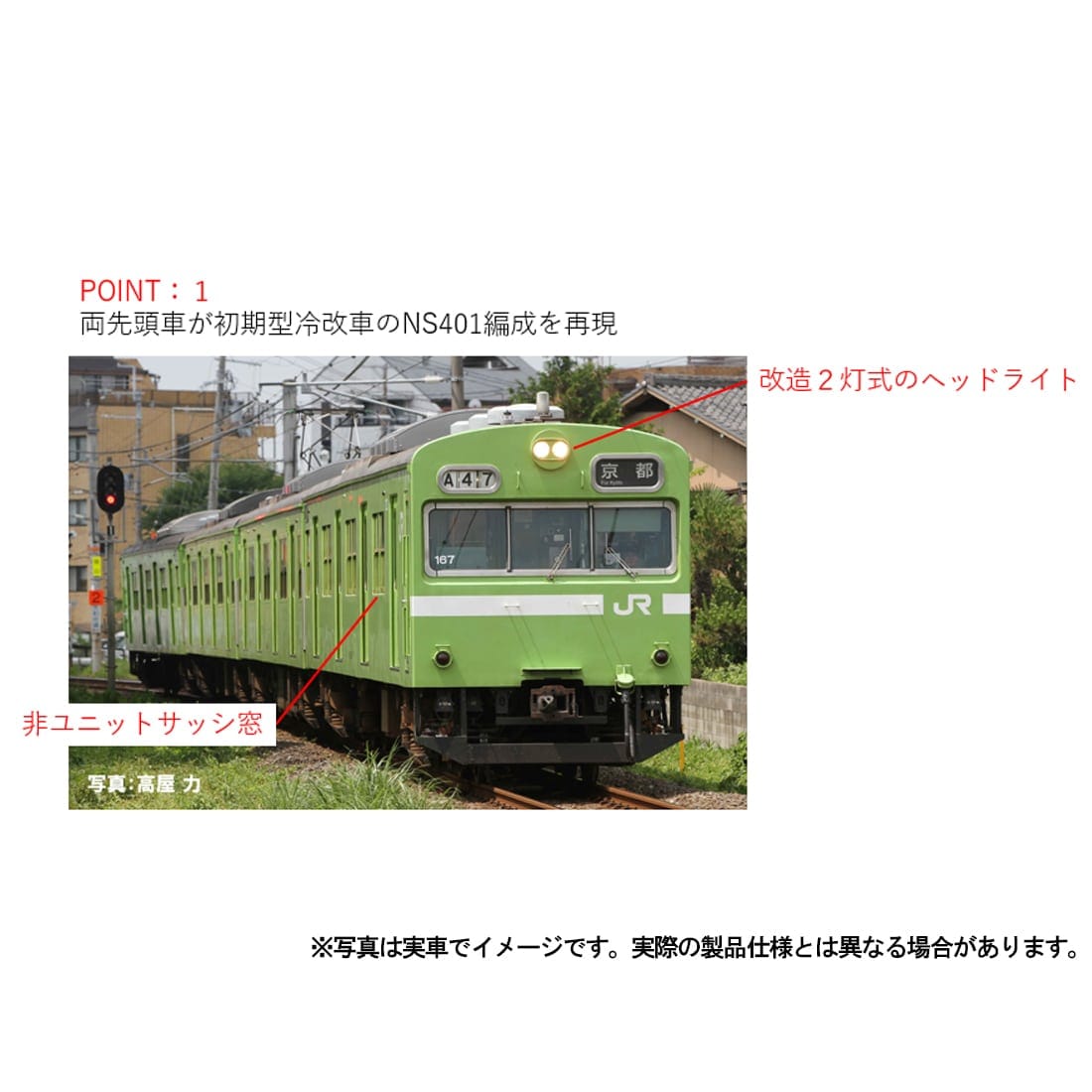 JR 103系通勤電車（奈良線・NS401編成)セット(935889): オリジナル