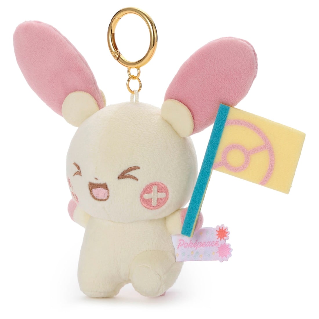 ポケピース 応援チャームマスコット プラスル