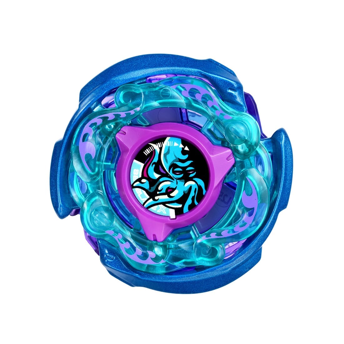 【アプリ・イベント限定】BEYBLADE X CX-00 ブースター クラーケンリグルS3-70O メタルコート:ブルー