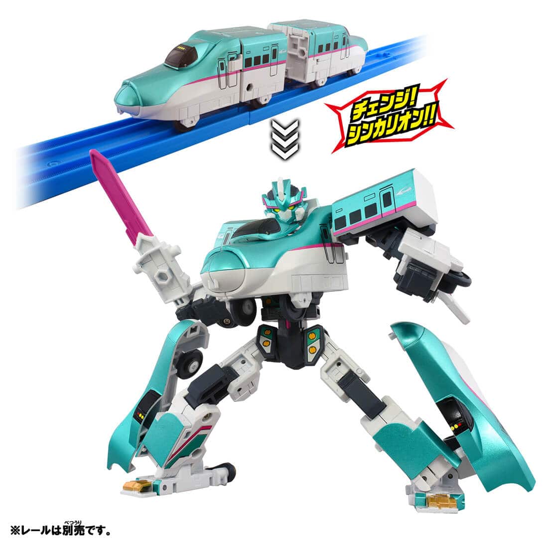 Shinkansen Transforming Robo SGX Shinkalion E5 Hayabusa+E6 Komachi