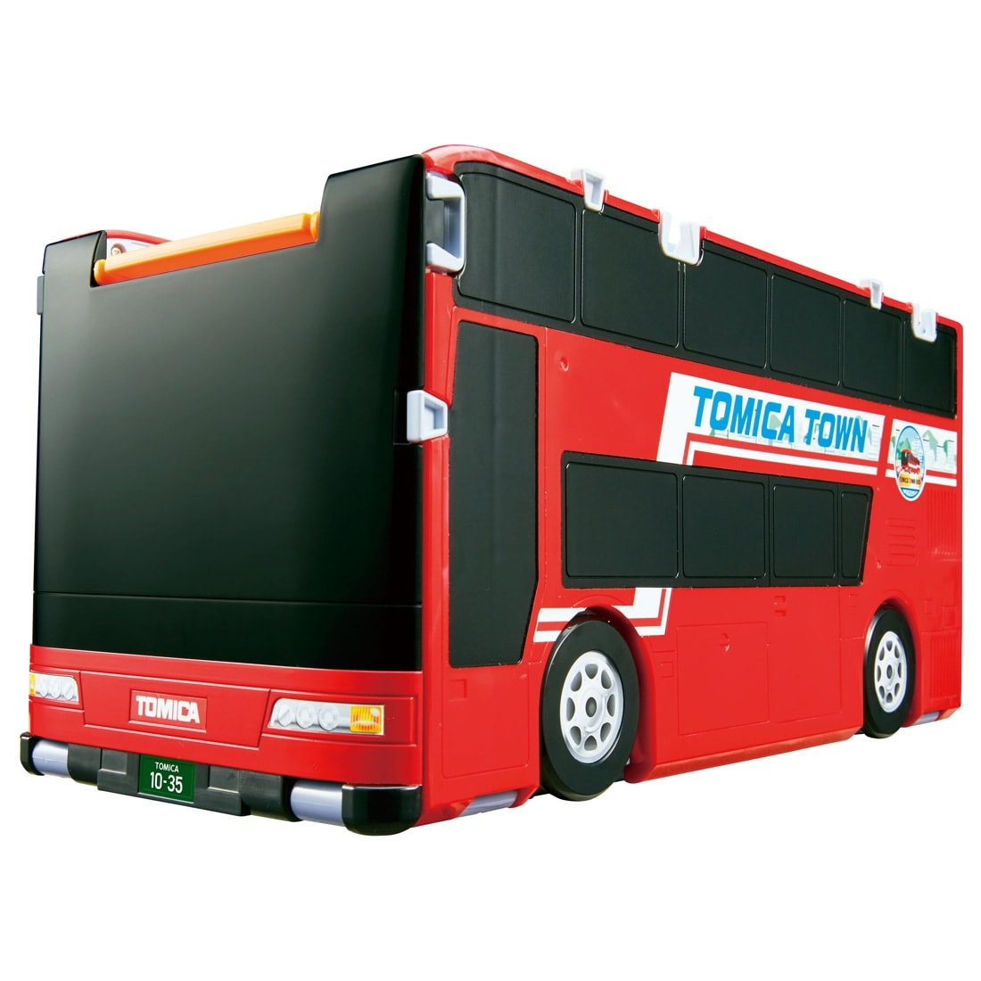 トミカワールド トミカビークルタウン ビッグに変形 2階だてバス
