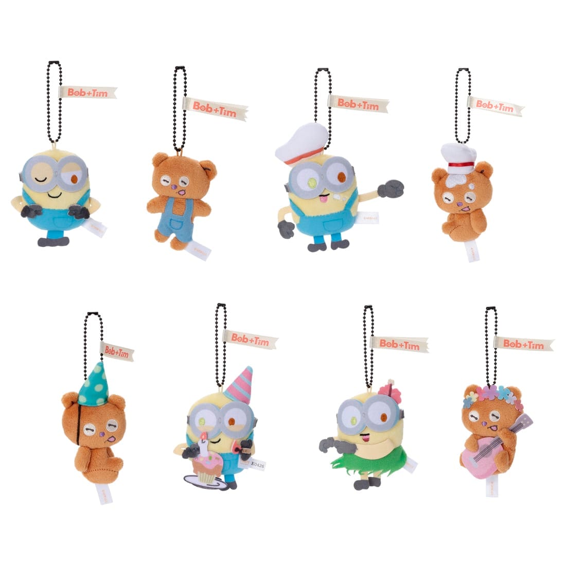 【BOX販売】ミニオンズ Bob+Tim ミステリーボックス ぬいぐるみミニマスコット