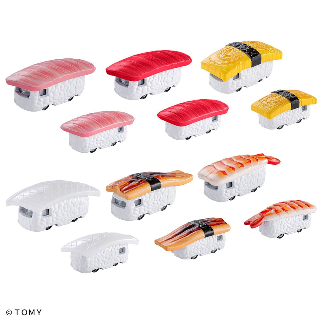 【6種 x 合計30皿】トミカ 寿司トミカ 其の一 x 30貫セット