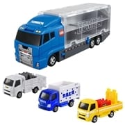 トミカまとめ売り　働く車　68台＋トラック 陸路！】トミカワールド おかたづけコンボイ + 運搬トミカ3台 セット