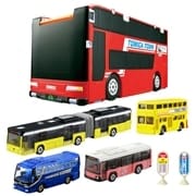 バス！】トミカワールド トミカビークルタウン ビッグに変形 2階だて