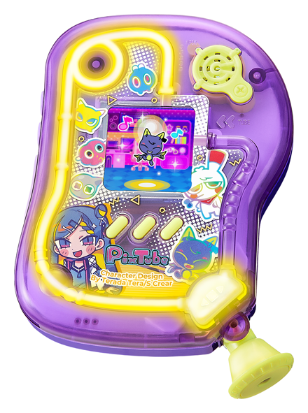 PixTube ピクチューブ クリアパープル