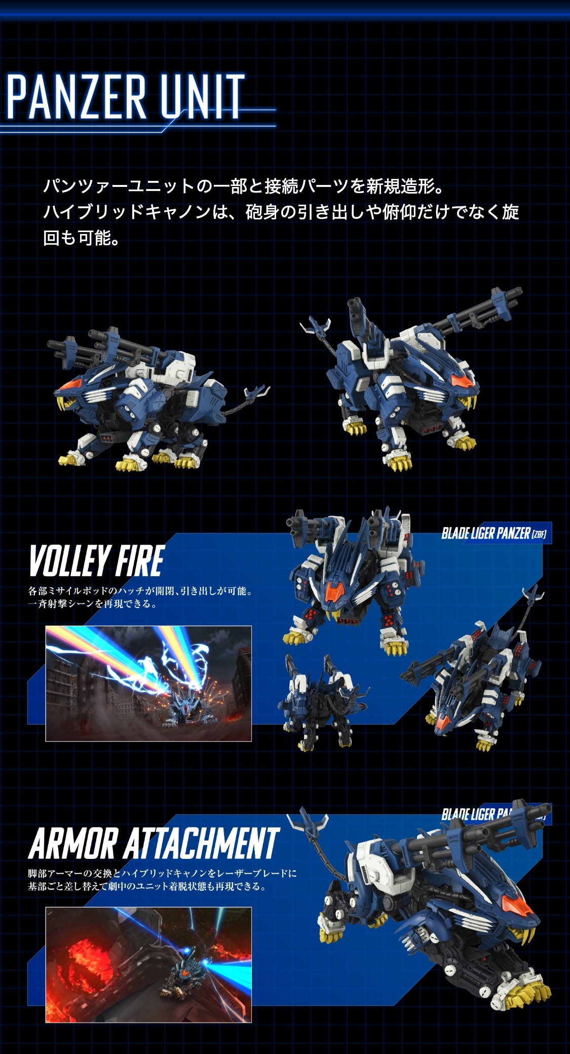 Realize RMZ-016 Blade Liger Panzer (ZBF) ZOIDS